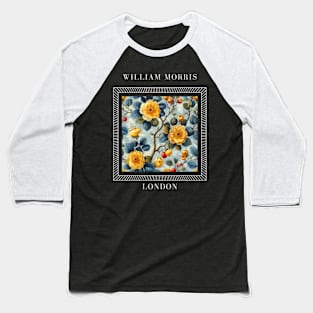 William Morris "Victorian Floral Tapestry" Baseball T-Shirt